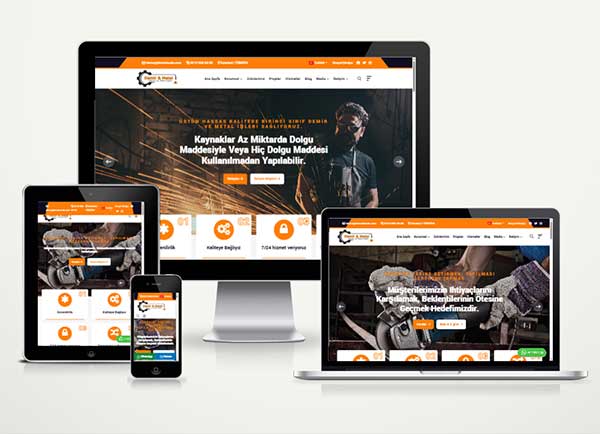 Demirci Metal İşleri Firma Web Site Paketi Smith